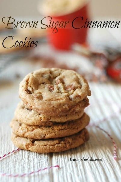 Brown Sugar Cinnamon Cookies