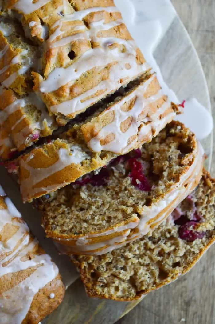 Cranberry Pecan Banana Bread