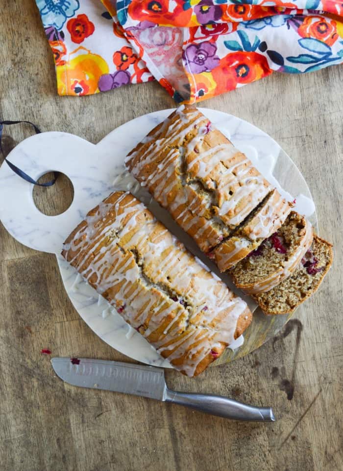 Cranberry Pecan Banana Bread Recipe