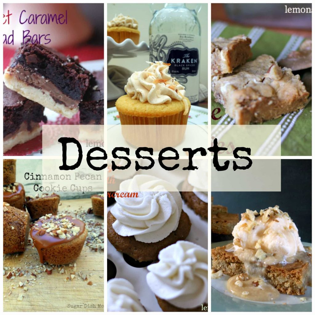 6 Delicious Holiday Desserts! Great for last minute Thanksgiving planning, to take to a Christmas party, or to serve at a potluck!