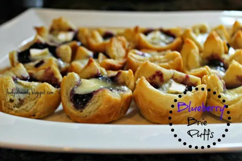 Blueberry Brie Puffs