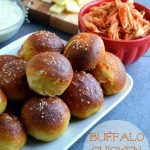 Buffalo Chicken Pretzel Bites