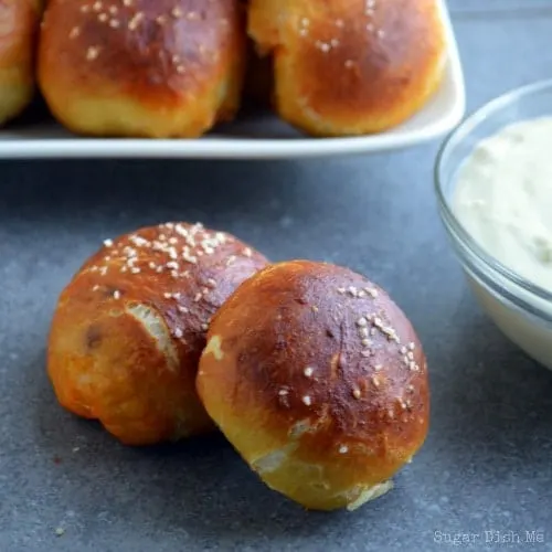 stuffed homemade pretzels