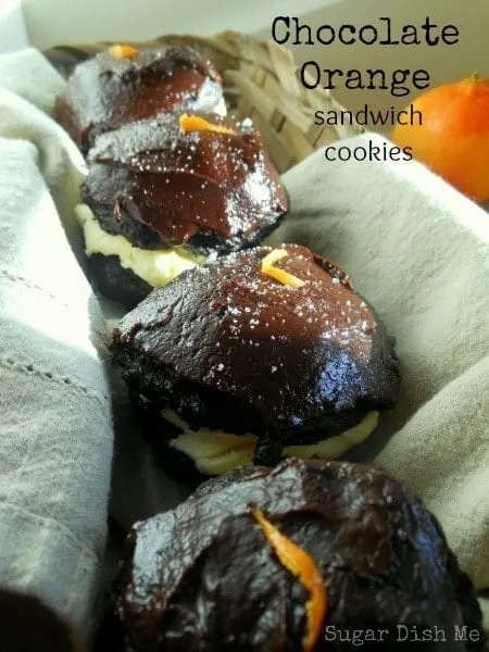 Chocolate Orange Sandwich Cookies