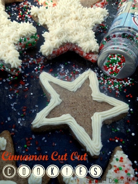 Cinnamon Cut Out Cookies Sugar Dish Me