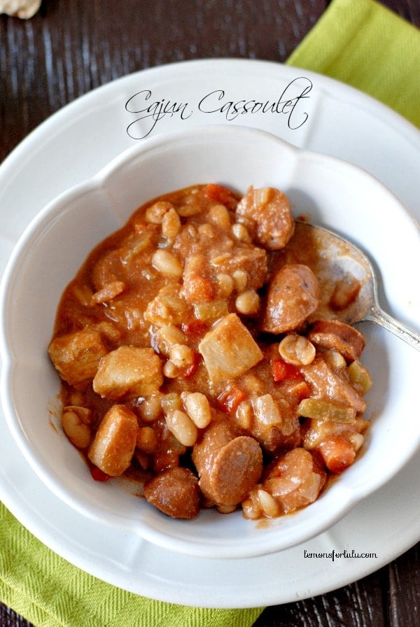 Cajun Chicken and Sausage Cassoulet