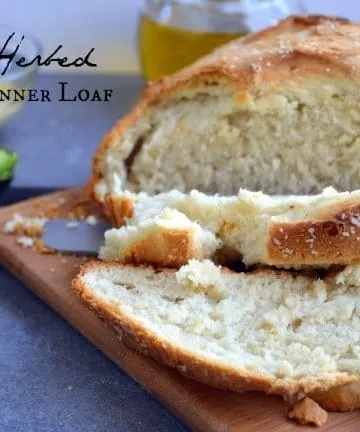 Classic Crusty Herbed Dinner Loafn