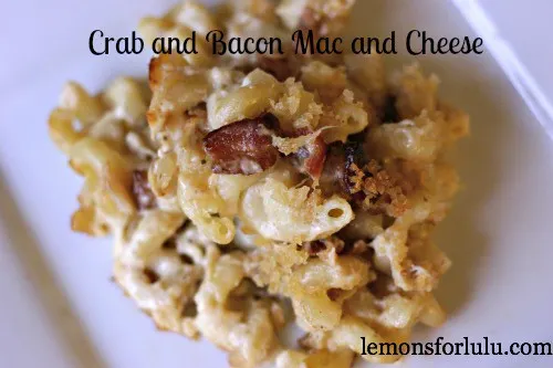 Crab and Bacon Mac n Cheese