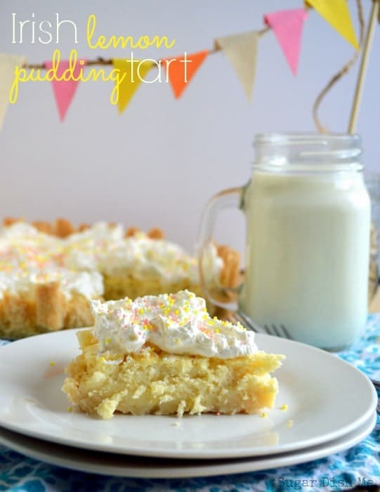 irish lemon pudding tart