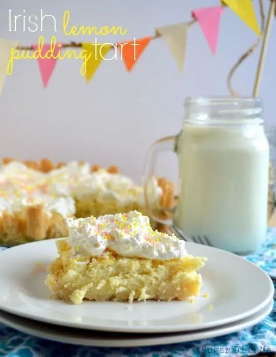 Irish Lemon Pudding Tart