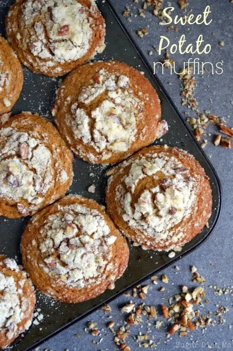 Sweet Potato Streusel Muffins