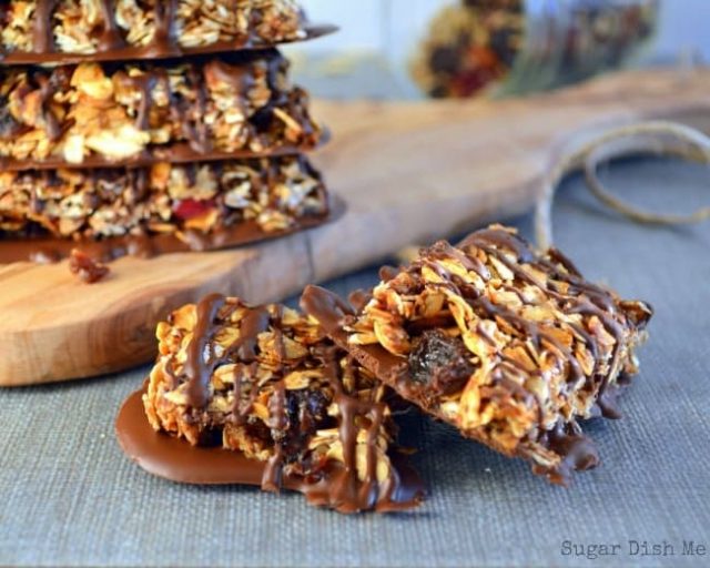 The Best Dang Granola Bars Ever {EVER.} Sugar Dish Me