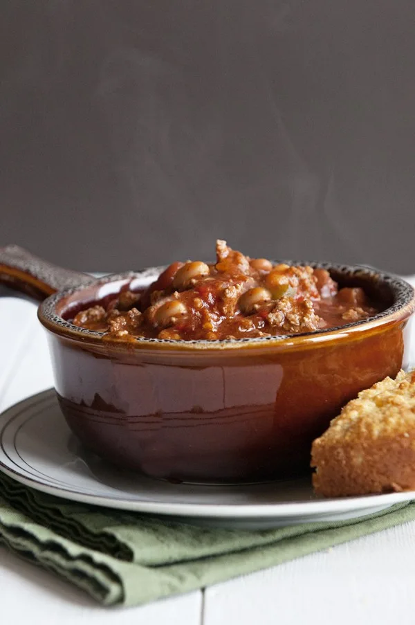 3 Bean Chili from www.dineanddish.net