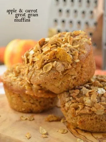 Apple and carrot Great Grain Muffins
