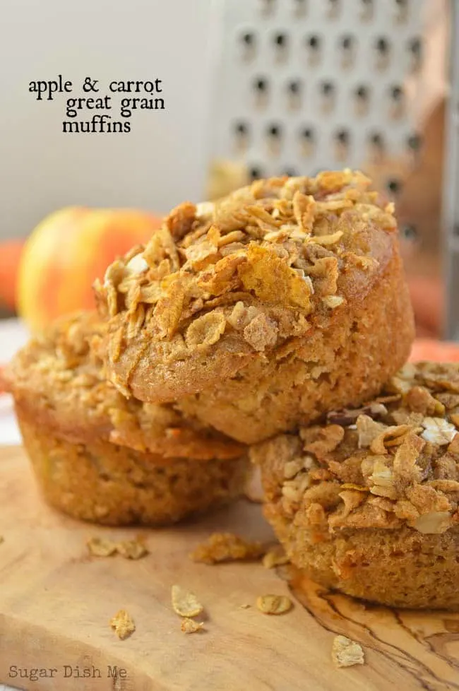 Apple and carrot Great Grain Muffins