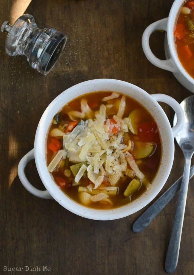 Homemade Fresh Vegetable Soup - Sugar Dish Me