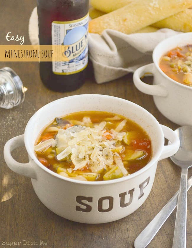 easy minestrone soup