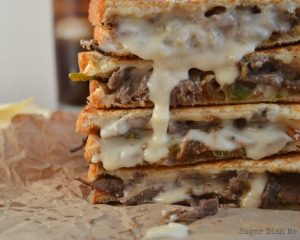 Philly Steak and Grilled Cheese Sandwiches