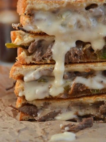 Philly Steak and Grilled Cheese Sandwiches