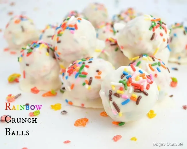 Rainbow Crunch Balls