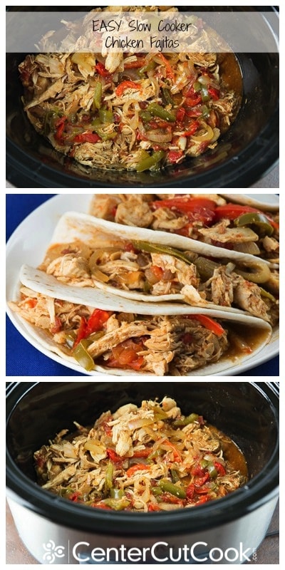 Slow Cooker Chicken Fajitas; Meal Plans Made Simple