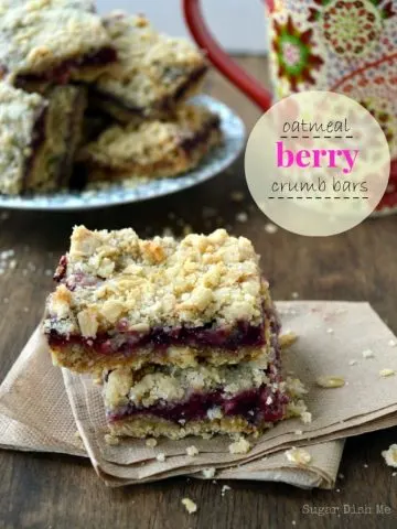 Oatmeal Berry Crumb Bars