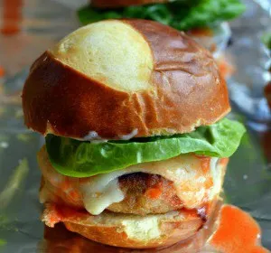 Buffalo Turkey Sliders are DELICIOUS little appetizer goodies!