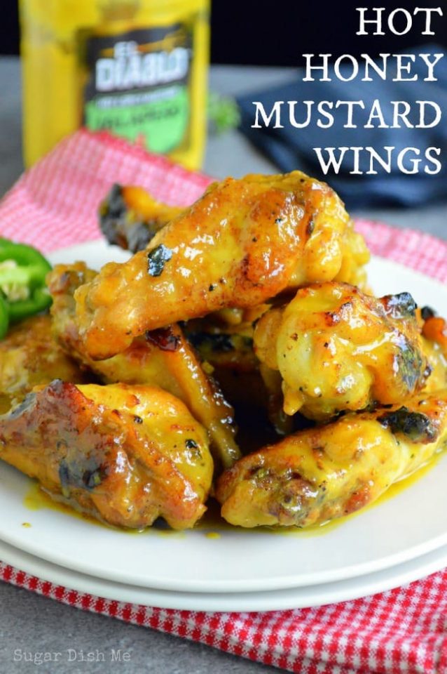 Hot Honey Mustard Wings Sugar Dish Me