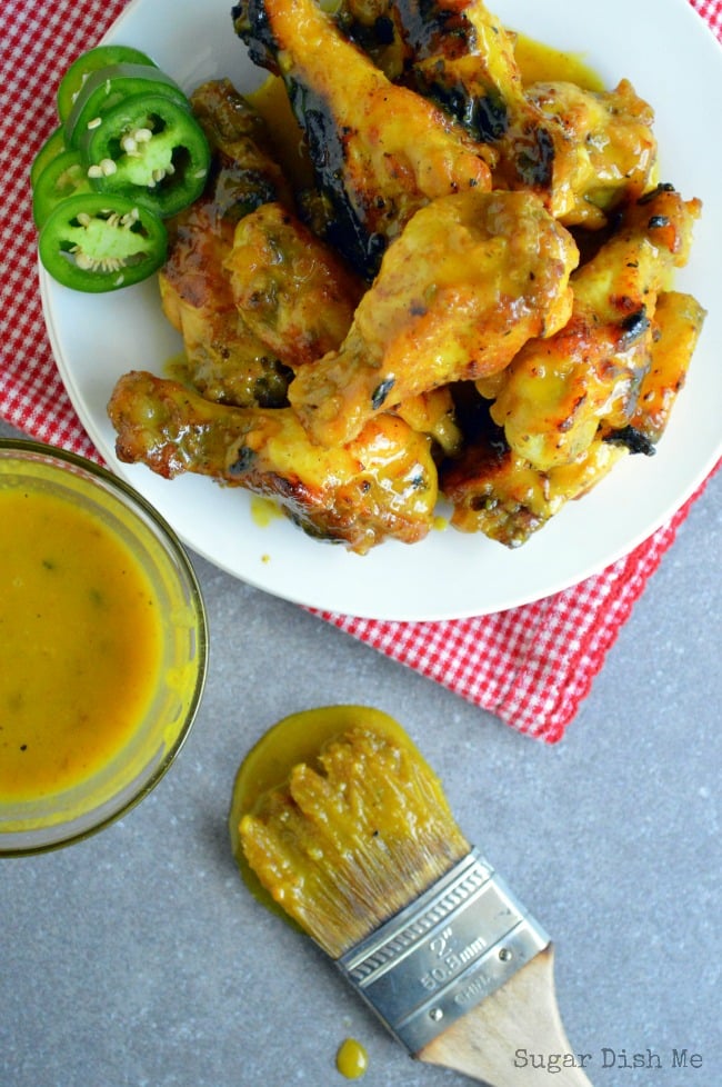 Hot Jalapeno Honey Mustard Wings