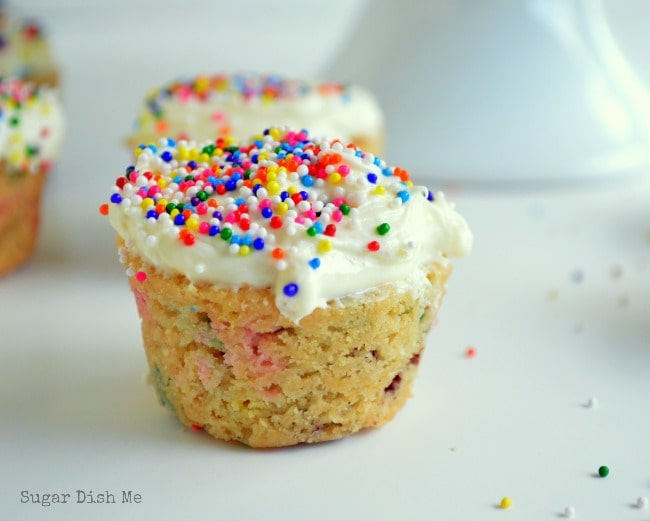 Funfetti Cookie Cups with Cheesecake Filling