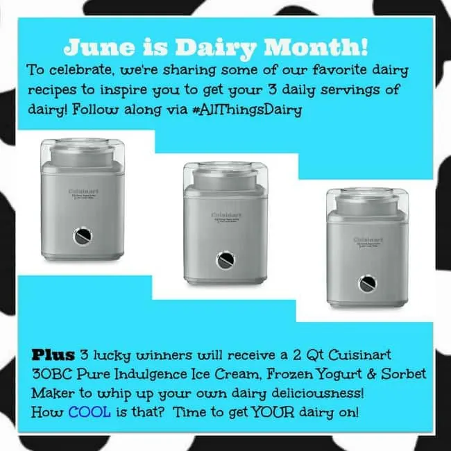 June is National Dairy Month Giveaway!