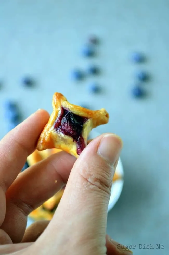 Blueberry Pie Bites