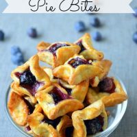 Blueberry Pie Bites