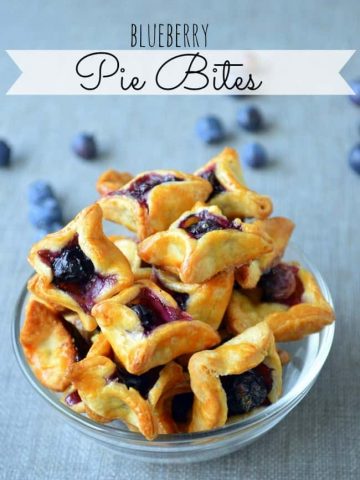 Blueberry Pie Bites