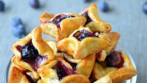 Blueberry Pie Bites