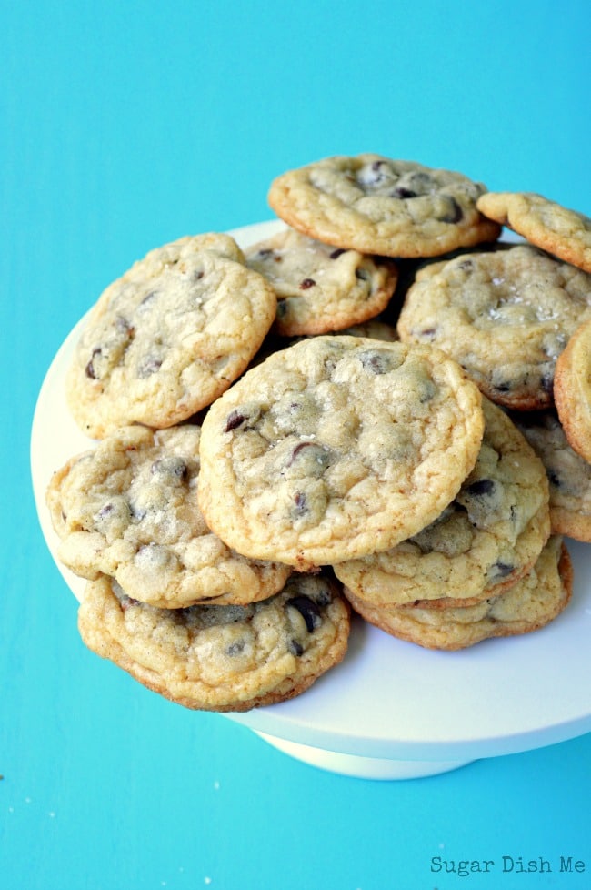 Chewy Chocolate Chip Cookie Recipe with sea Salt