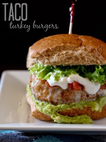 Taco Turkey Burger