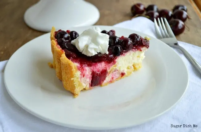 Cherry Berry Cheesecake Pie