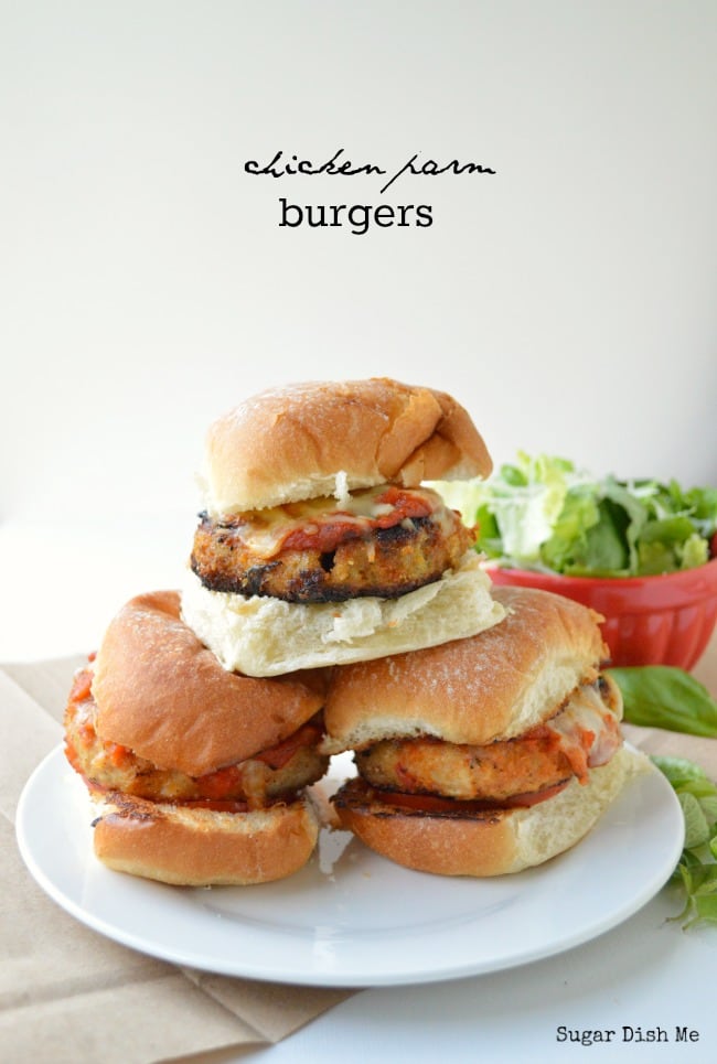 Chicken Parm Burgers