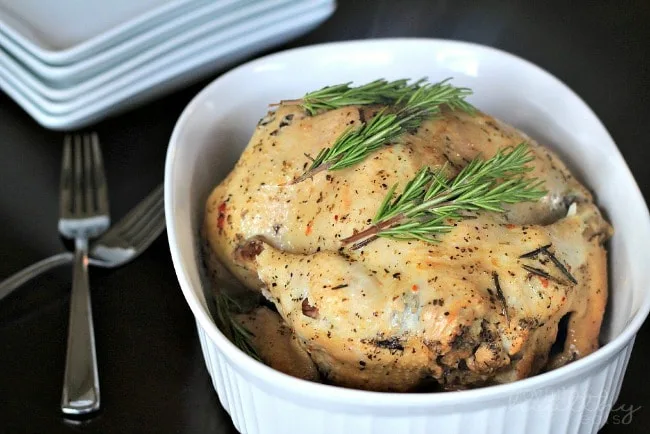 Garlic Herb Crock Pot Chicken