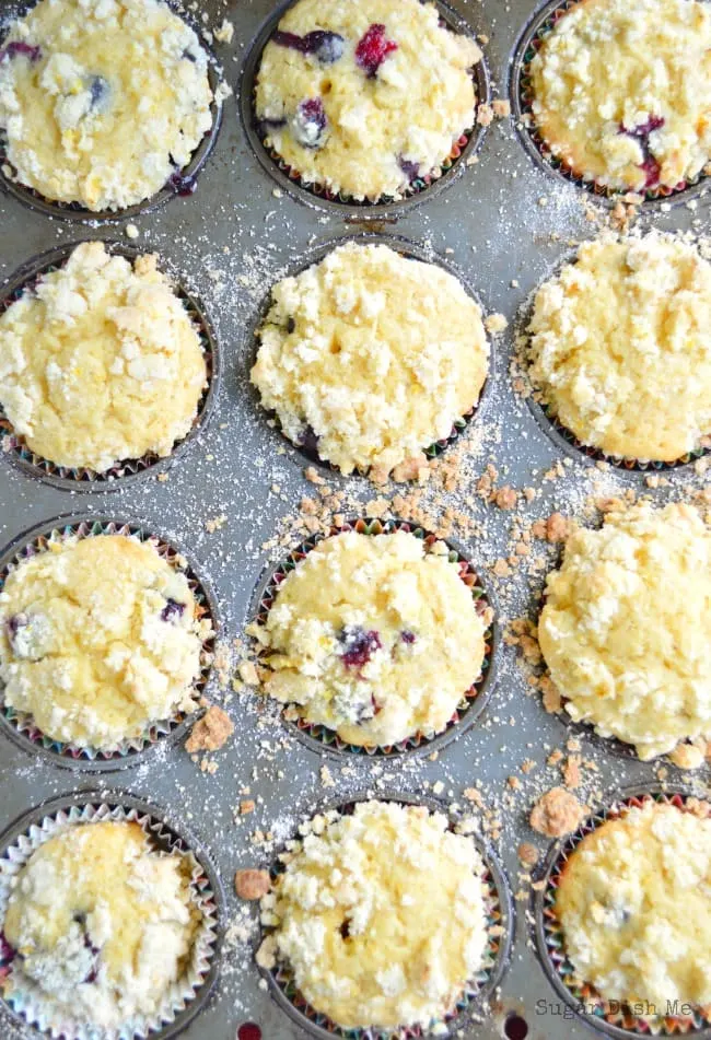 Orange and Blueberry Muffins with Brown Butter