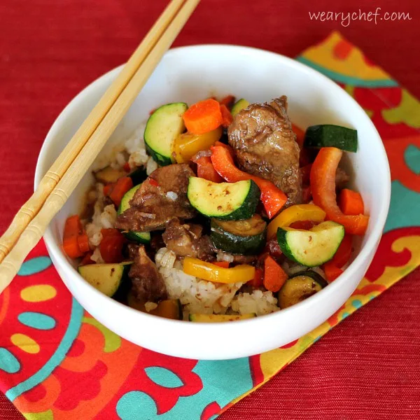 Slow Cooker Asian Beef with Veggies