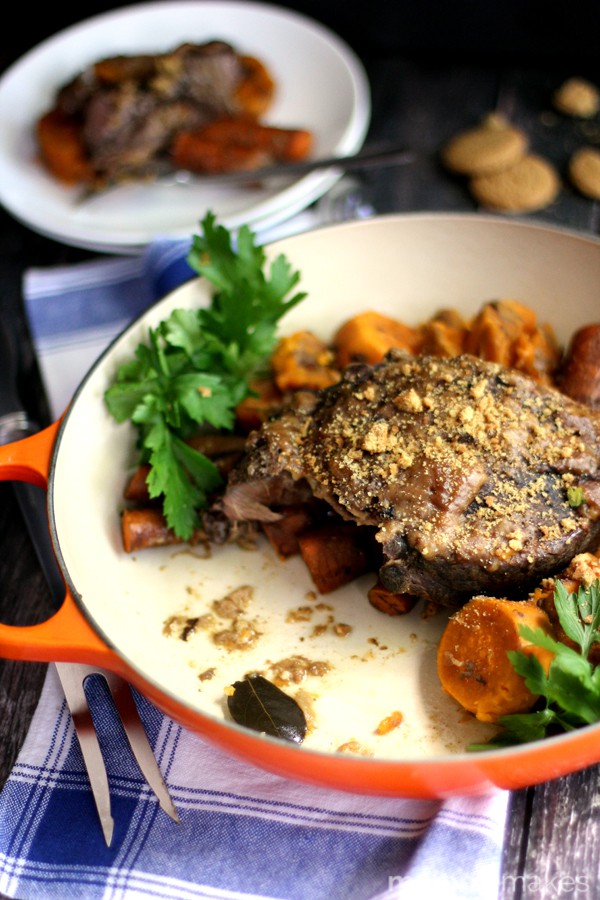 Slow Cooker Gingersnap Pot Roast