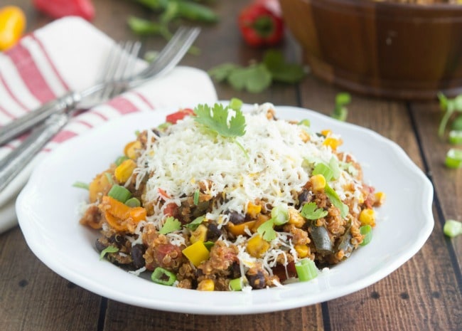 Slow Cooker Quinoa Tex Mex