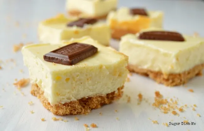 Marshmallow Cheesecake Bars with Graham Cracker Crust