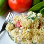 Permalink to: Healthy Spinach and Feta Greek Pasta Salad Healthy Greek Pasta Salad