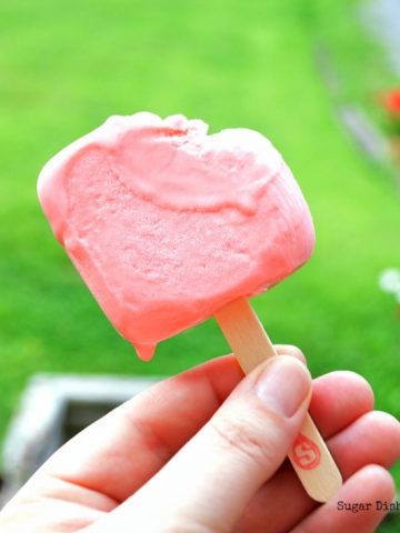 Starburst Strawberry Sorbet Bars