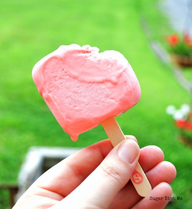 Starburst Strawberry Sorbet Bars