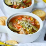 Permalink to: Summer Vegetable Soup with Pesto - Slow Cooker or Stove Top