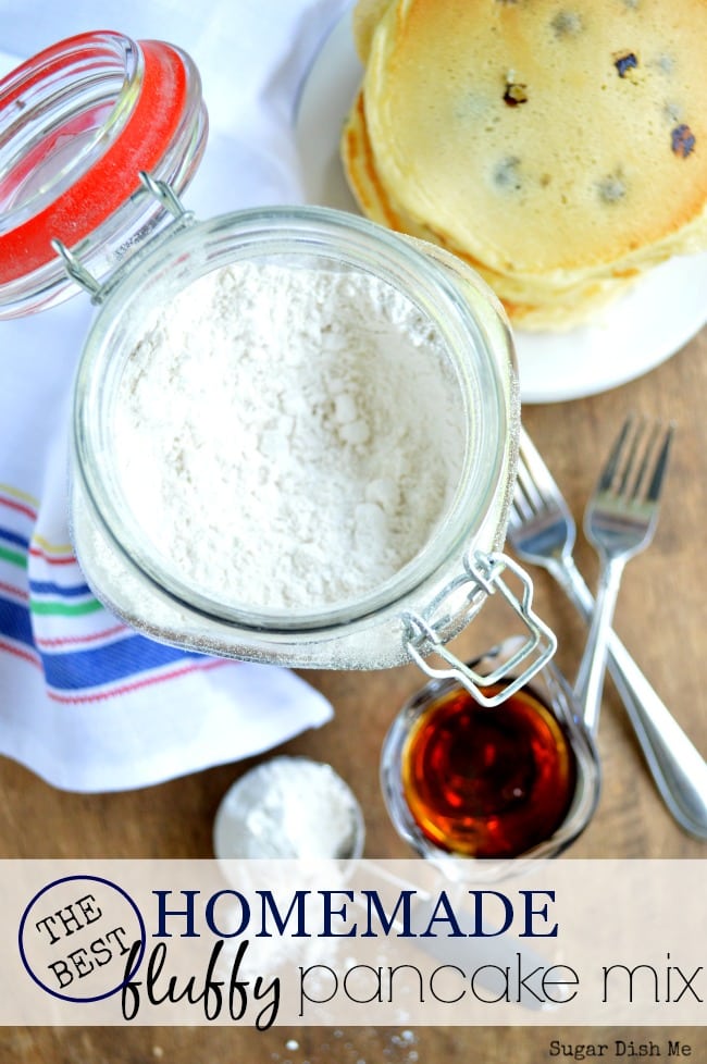 Homemade Fluffy Pancake Mix